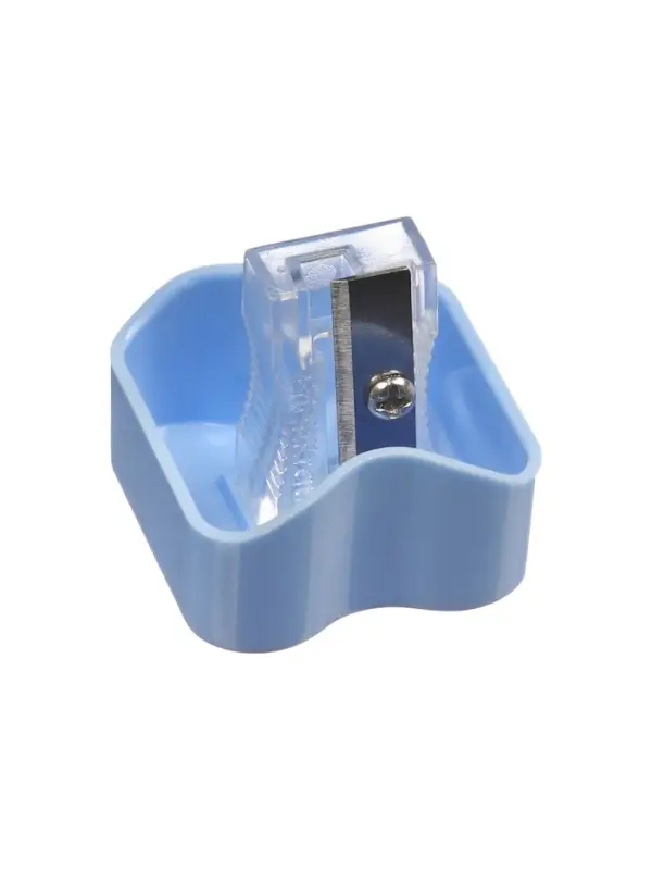 Точилка ErichKrause Wave Mini Pastel Bloom, с контейнером, МИКС