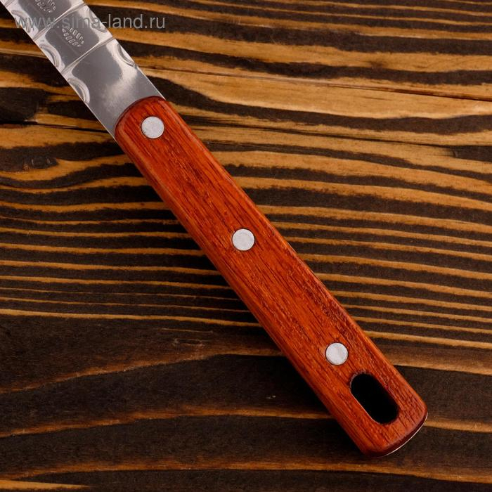 Поварешка для казана узбекская 42см, диаметр 14см с деревянной ручкой Поварешка для казана узбекская 42см, диаметр 14см с деревянной ручкой