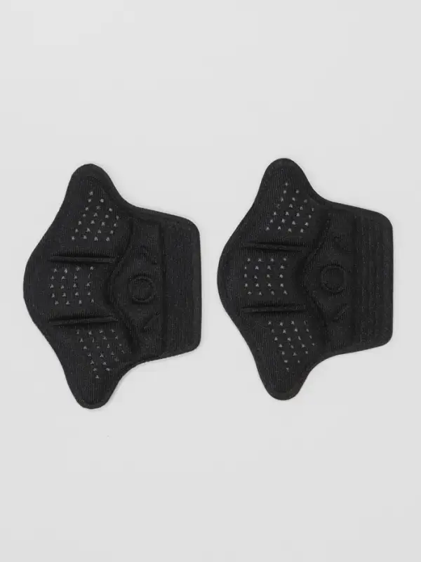 Пяткоудерживатели для обуви, клеевая основа, 10&times;7.3 см, пара, чёрные