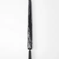 Зонт - трость полуавтоматический &laquo;Однотонный&raquo;, 16 спиц, R=48/55 см, d=96 см, чёрный