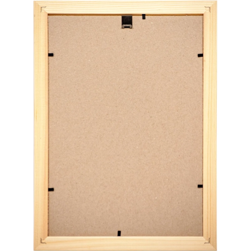 Рамка деревянная А4 коричневого цвета 1701