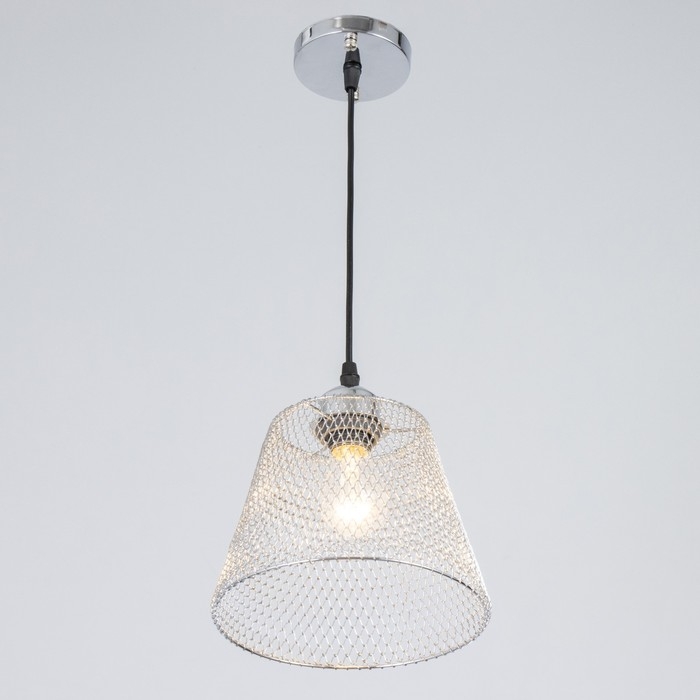 Светильник BayerLux Светильник BayerLux "Фиш" Е27 40Вт хром 20х20х16-116см