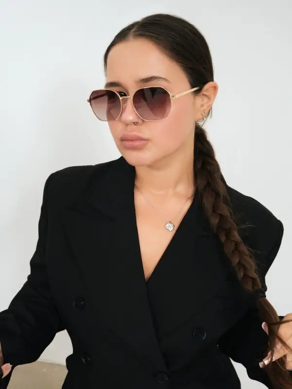 Очки солнцезащитные &laquo;OneSun. Овал&raquo;, uv 400, футляр, салфетка