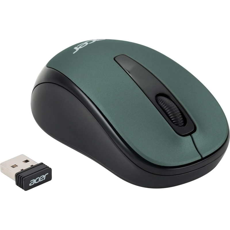 Мышь компьютерная Acer OMR135 зеленый  (1000dpi) WLS USB (ZL.MCEEE.01I)