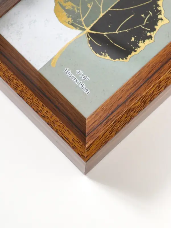 Фоторамка пластик 10х15 см "Прованс" тёмно-коричневый 19х13,7х3 см