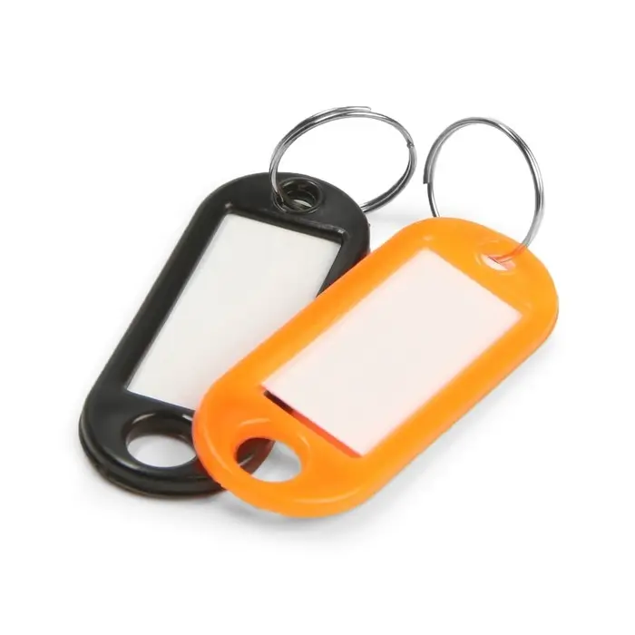 Бирка для ключей АЛЛЮР, пластик, цвет микс