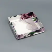 Коробка сборная с PVC крышкой, &laquo;Самой красивой&raquo;, 16&times;16&times;3 см