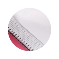 Блокнот В5, в точку, 50 л, со съемной линейкой Comix  C7108 BU голубой