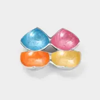 Менажница &laquo;Микс&raquo;, 23&times;23&times;4 см, алюминий