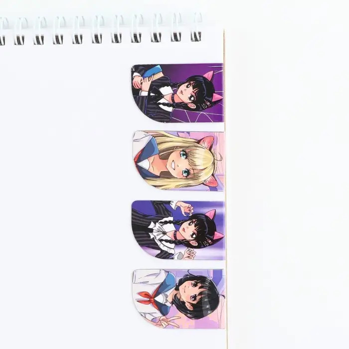 Закладки магнитные для книг, 4 шт «Токио» Закладки магнитные для книг, 4 шт «Токио»