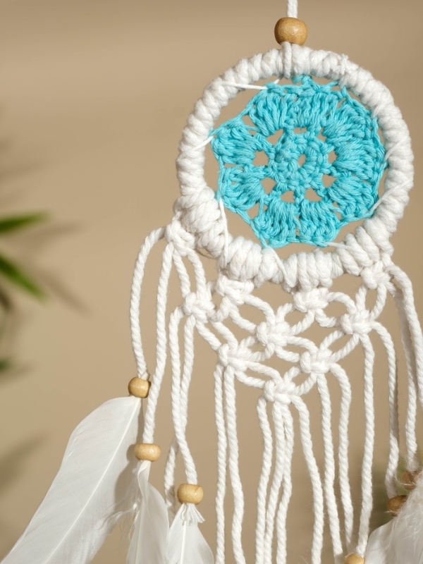 Ловец снов Ловец снов "Голубое солнце" 6х30 см.