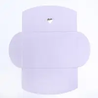 Конверт для подарочного сертификата, с тиснением, лаванда, 10.5×7 см