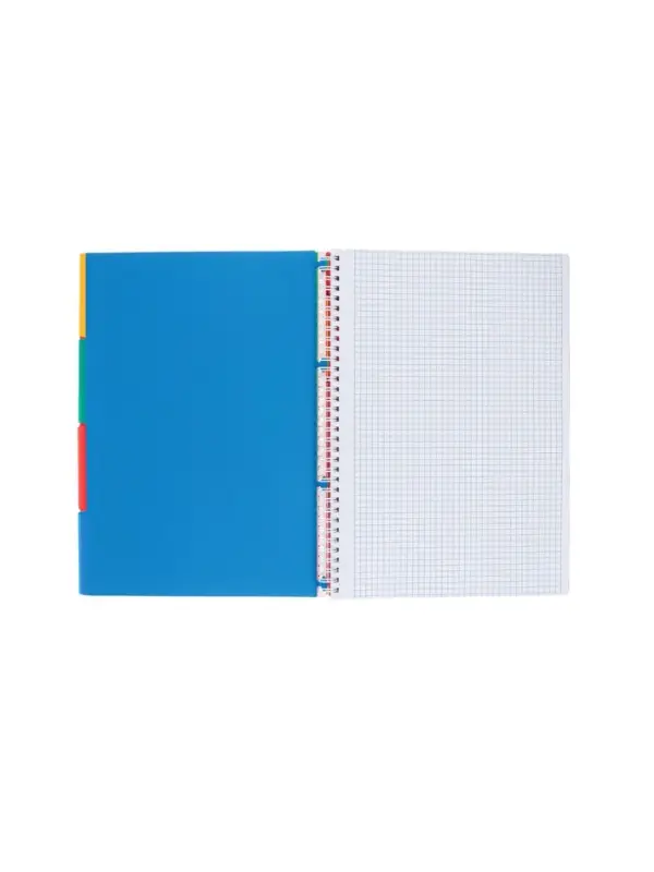 Тетрадь А4 96л кл Тетрадь А4 96л кл "PROGRESSIVE CANVAS Красная",пласт обл,греб,фигур высеч,4цв разд+лин+кар