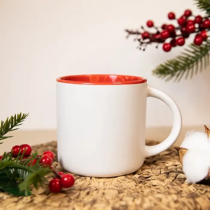 Кружка керамическая, новогодняя &laquo;Тепла и уюта&raquo;, 380 мл