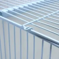 Клетка для птиц пролётная укомплектованная Bd=5/2w, 62&times;27&times;40 см, белая