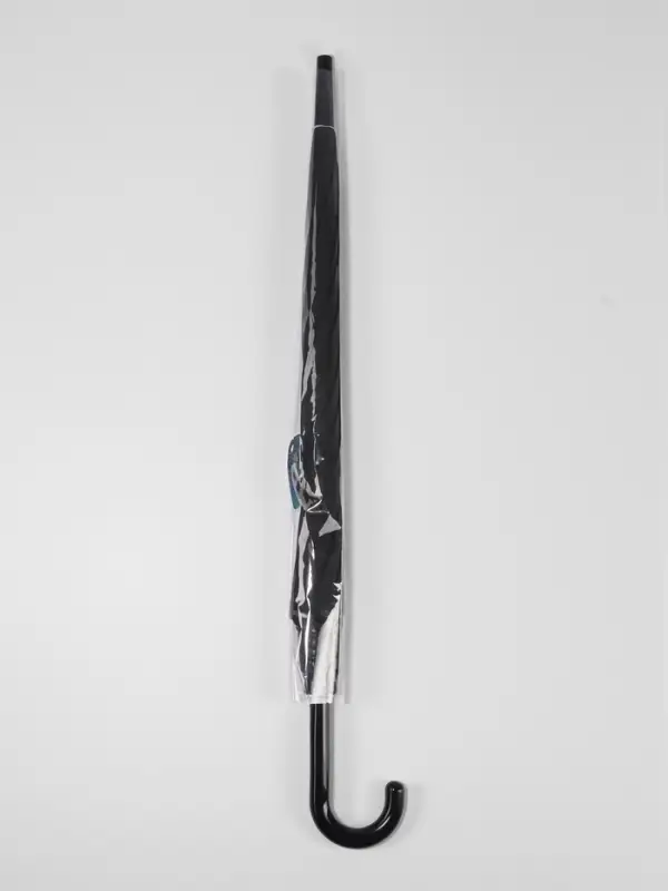 Зонт полуавтоматический &laquo;Однотон&raquo;, 8 спиц, R=46/54 см, d=92 см, чёрный