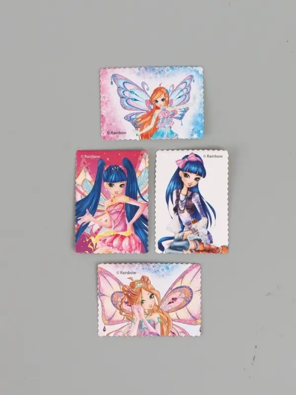 Наклейки для подарков WINX, 42 штуки в коробке. 3 х 4 см