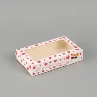 Коробка подарочная складная &laquo;Подарок&raquo;, 20&times;12&times;4 см, с окном