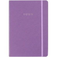 Ежедневник недатированный сиреневый, А5 136 л., Diary, ATTACHE