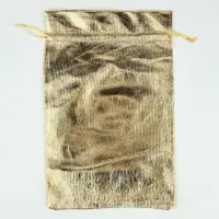 Мешочек подарочный парча &laquo;Новый год&raquo;, золото, 20&times;30 см