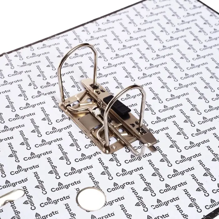 Папка-регистратор 75 мм, А4, эконом мрамор, черная, МИКС Папка-регистратор 75 мм, А4, эконом мрамор, черная, МИКС