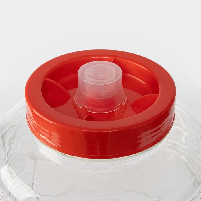 Банка стекляннаяс гидрозатвором, 15 л Банка стекляннаяс гидрозатвором, 15 л