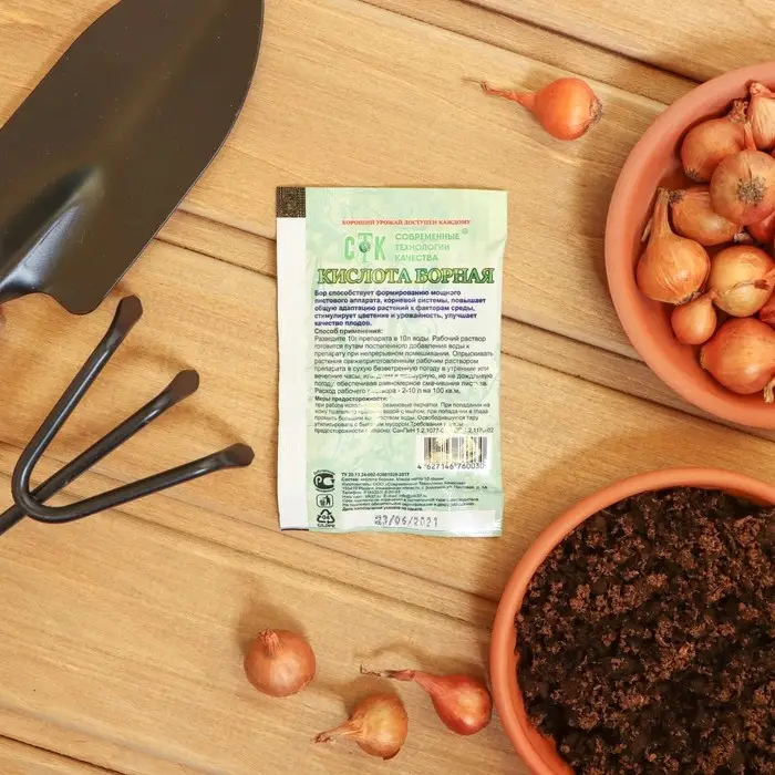 Удобрение Борная кислота, «СТК», 10 г Удобрение Борная кислота, «СТК», 10 г