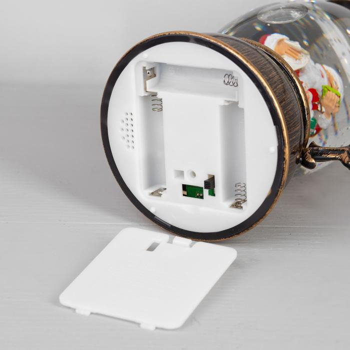 Светодиодная фигура «Дед Мороз с подарками» 14 × 23.5 × 11 см, пластик, батарейки ААх3 (не в комплекте), USB, свечение тёплое белое Светодиодная фигура «Дед Мороз с подарками» 14 × 23.5 × 11 см, пластик, батарейки ААх3 (не в комплекте), USB, свечение тёплое белое