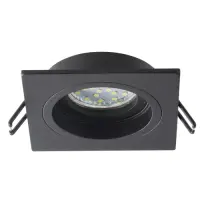 Светильник встраиваемый алюминиевый KL85 BK MR16/GU5.3 черный