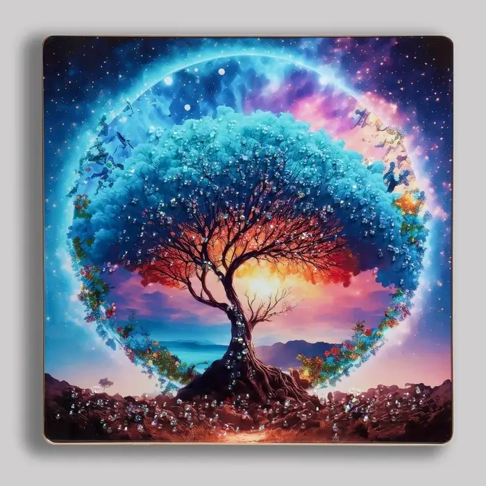 Картина акрил &laquo;Дерево силы&raquo;, 50&times;50 см