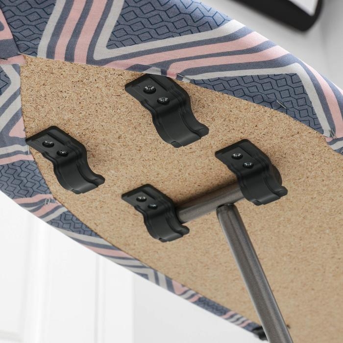 Доска гладильная Nika «Лина 2», 107×29 см, два положения высоты 70, 80 см, цвет микс Доска гладильная Nika «Лина 2», 107×29 см, два положения высоты 70, 80 см, цвет микс