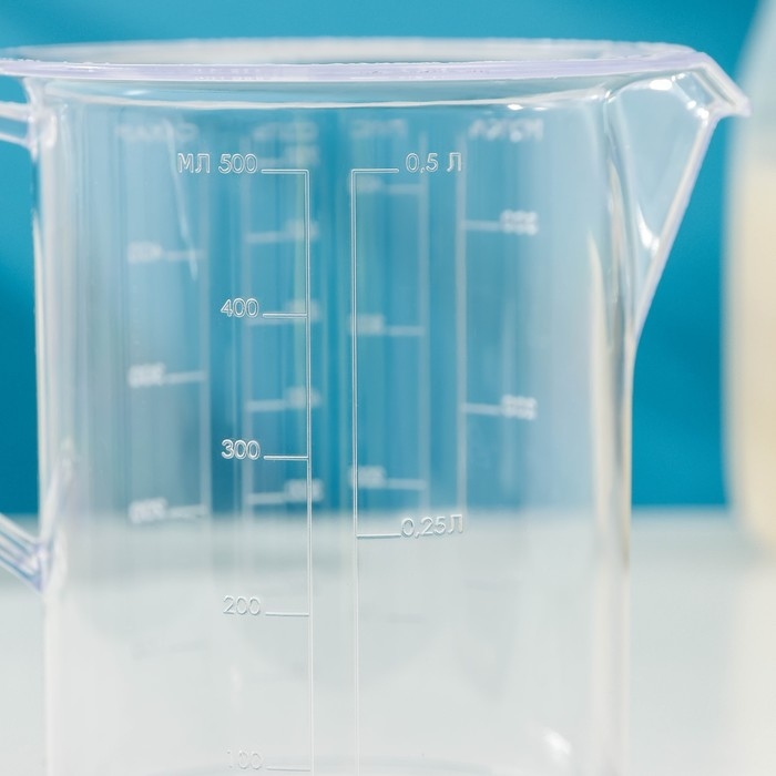 Кружка мерная, 500 мл, цвет МИКС Кружка мерная, 500 мл, цвет МИКС