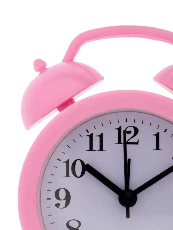 Часы-будильник настольные &laquo;Классика&raquo;, дискретный ход, 12&times;8.5 см, 1хАА, розовые