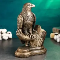 Фигура гипс &laquo;Сокол&raquo;, 23&times;13&times;33 см, под бронзу