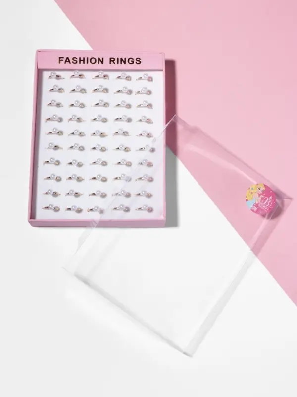 Кольцо «Выбражулька» бусинки, как у мамы, белое в золоте, безразмерное Кольцо «Выбражулька» бусинки, как у мамы, белое в золоте, безразмерное