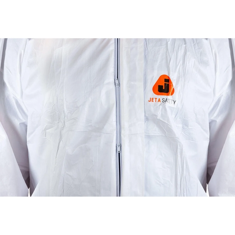 Комбинезон одноразовый (65г/м2)с кап.JetaSafetyJPC65 ElementComfort бел рXL