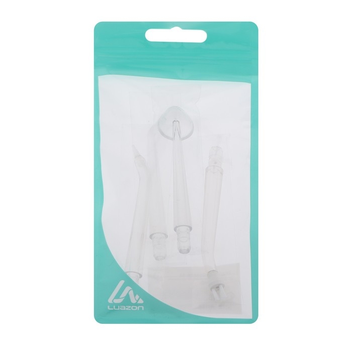 Набор универсальных насадок для портативного ирригатора Luazon, 4 шт Набор универсальных насадок для портативного ирригатора Luazon, 4 шт