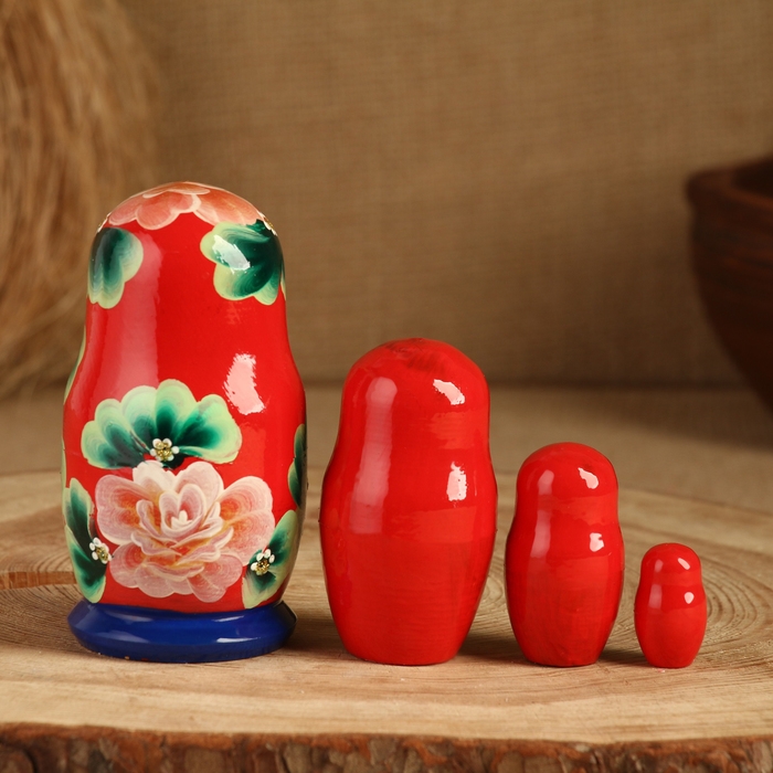 Матрёшка 5-ти кукольная  Матрёшка 5-ти кукольная "Кристи Сувенирка", 10-11 см, ручная роспись