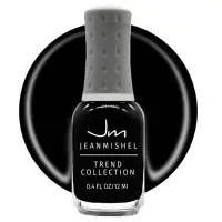 Лак для ногтей Jeanmishel, тон 199, чёрный, 12 мл