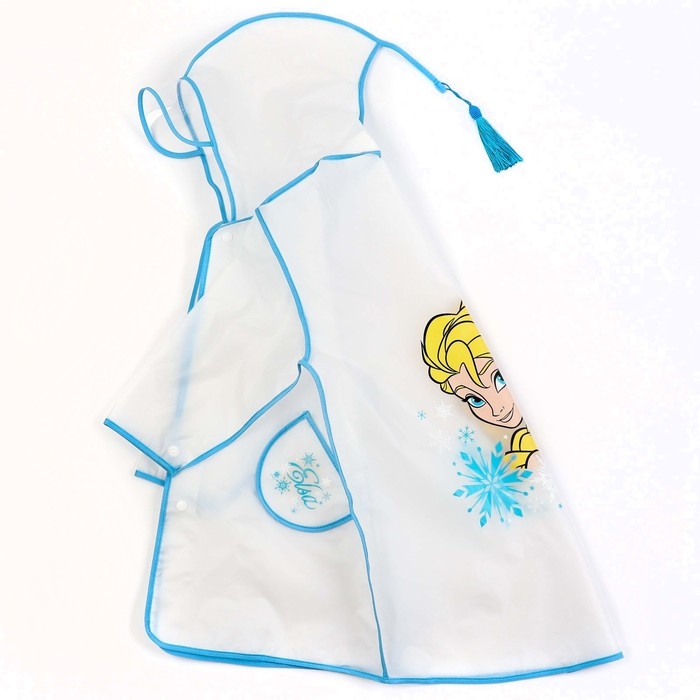 Дождевик детский, размер L, 110-120 см , Холодное сердце Дождевик детский, размер L, 110-120 см , Холодное сердце