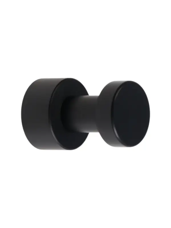 Крючки мебельные CAPPIO TKD033, однорожковый, цвет черный, набор 2 шт