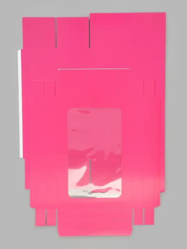 Коробка складная &laquo;Розовая&raquo;, с окном, 30&times;20&times;9 см