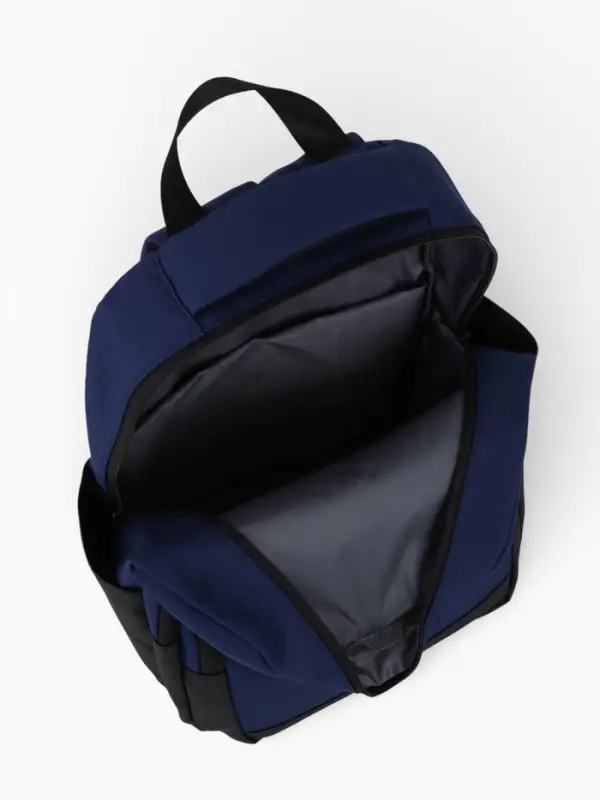 Рюкзак, 27*14*38,5 см, 2 отд 3н/карм, Комби, Водонепрон. дно, синий/черн