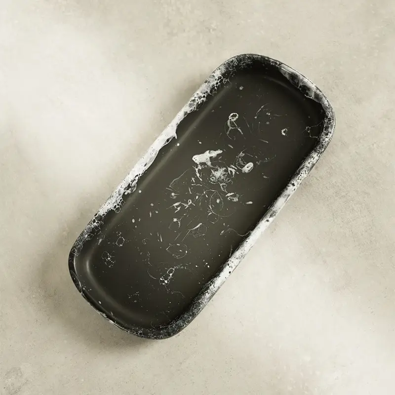 VETTA Поднос "Космос", доломит, 26х11,5х3см