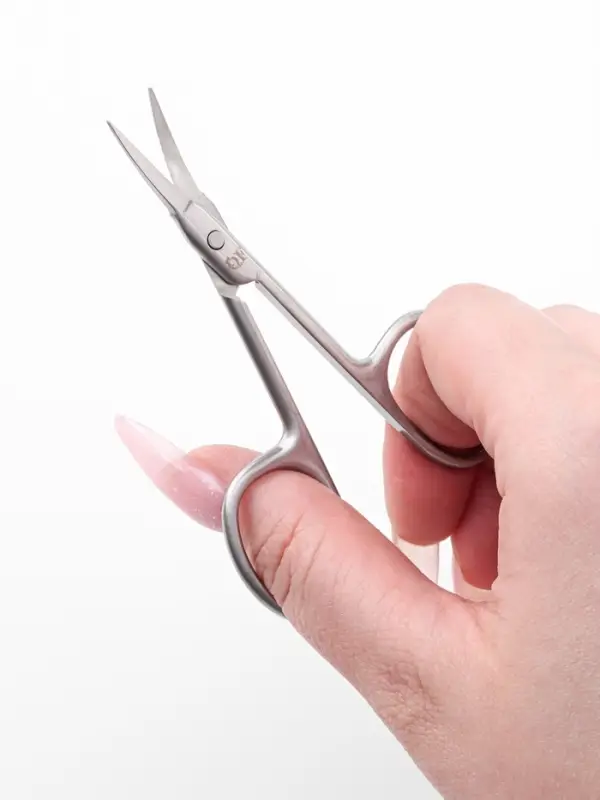 Ножницы маникюрные &laquo;Премиум&raquo;, загнутые, узкие, 9 см, на блистере