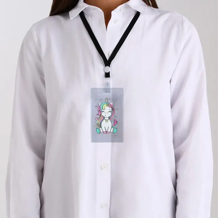 Чехол для бейджа «Единорог», 6,5 х 10,4 см Чехол для бейджа «Единорог», 6,5 х 10,4 см