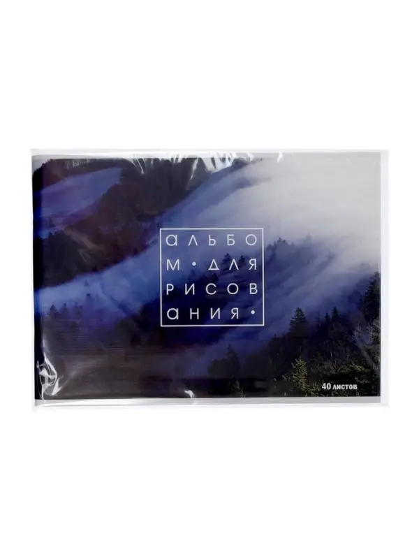 Набор альбомов для рисования Calligrata &laquo;Лес&raquo;, 2 штук, А4, 40 листов, на скрепке