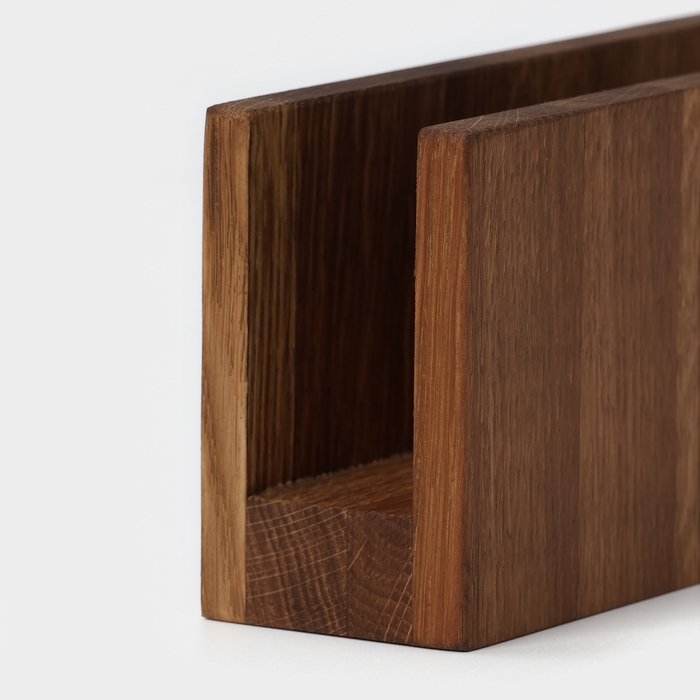 Салфетница деревянная Adelica, 16×8×4 см, дуб Салфетница деревянная Adelica, 16×8×4 см, дуб