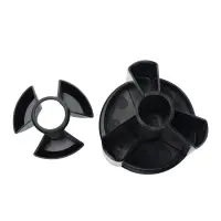 Настольная подставка Mini Desk, пластиковая, вращающаяся, черная