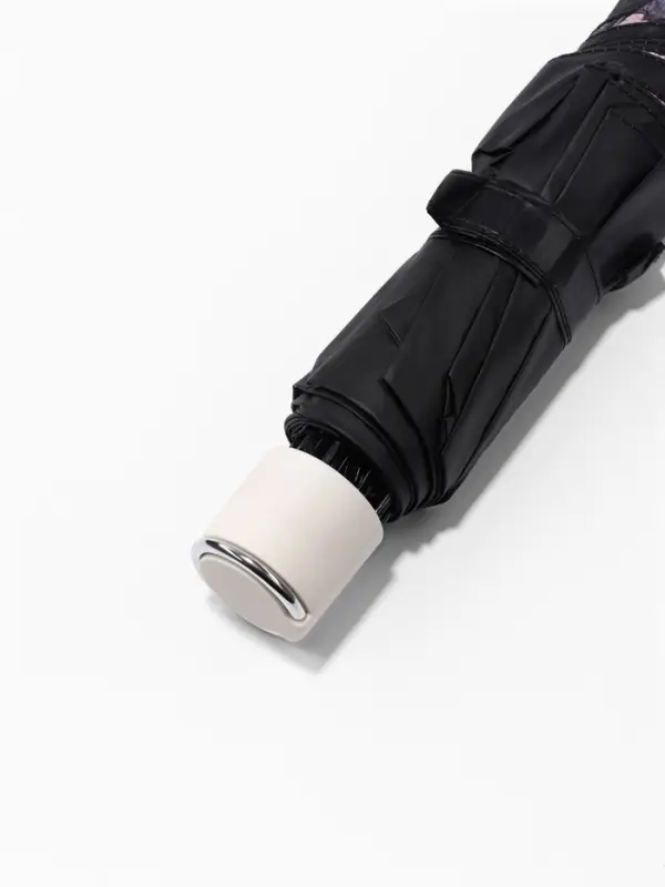 Зонт механический &laquo;Пышные цветы&raquo;, эпонж, 4 сложения, 8 спиц, R=48/55 см, d=96 см, МИКС